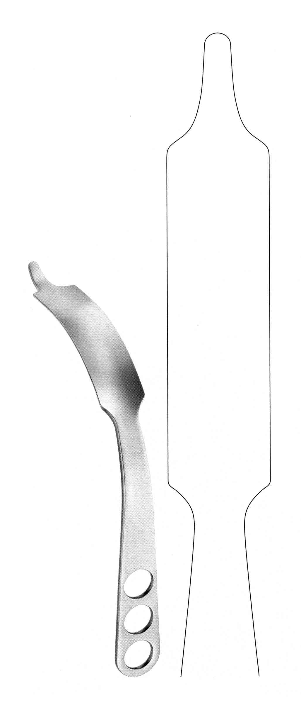 KEMİK ELEVATÖRÜ 40MM24CM